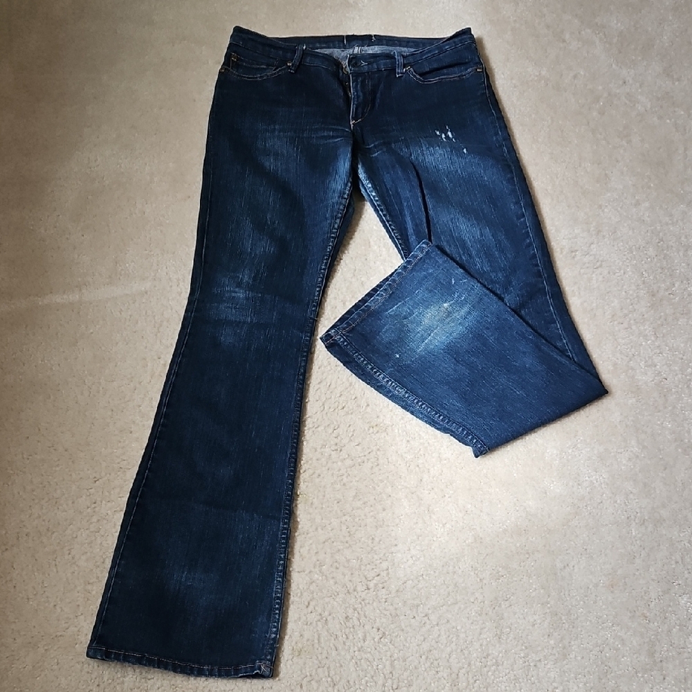 ROXY Blue Flare Wide Leg Jeans